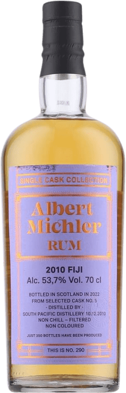 免费送货 | 朗姆酒 Albert Michler Single Cask Collection Fiji 英国 12 岁 70 cl