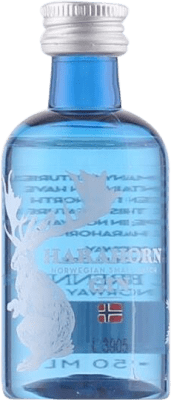 9,95 € Envío gratis | Ginebra Gin Harahorn Small Batch Gin Botellín Miniatura 5 cl
