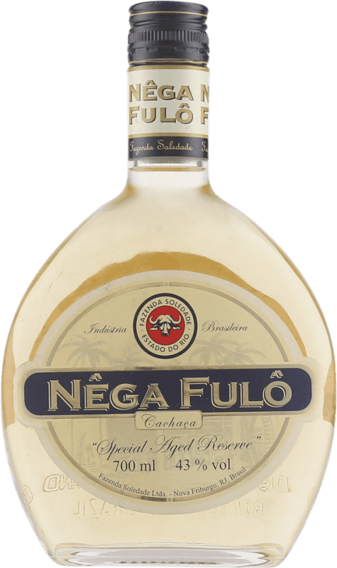 Envio grátis | Cachaça Nega Fulo Special Aged Reserva Brasil 70 cl