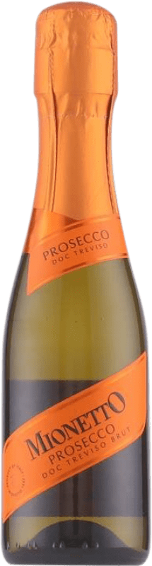 5,95 € Kostenloser Versand | Rosé Sekt Mionetto Extra Seco — Extra Trocken Rosé I.G.T. Treviso Kleine Flasche 20 cl
