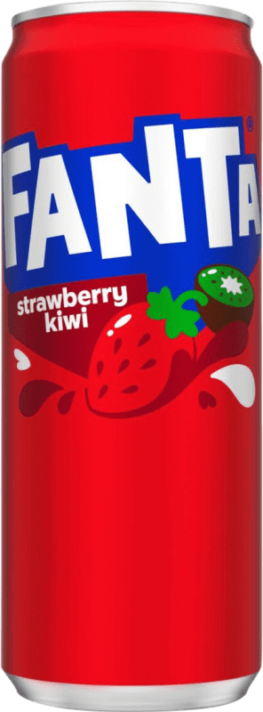 Free Shipping | Soft Drinks & Mixers Fanta Strawberry & Kiwi Germany Can 33 cl