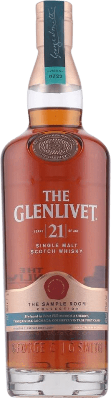 免费送货 | 威士忌单一麦芽威士忌 Glenlivet The Sample Room Collection 苏格兰 英国 21 岁 70 cl