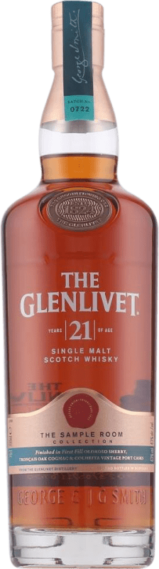 196,95 € 免费送货 | 单一麦芽威士忌 Glenlivet The Sample Room Collection 21 岁