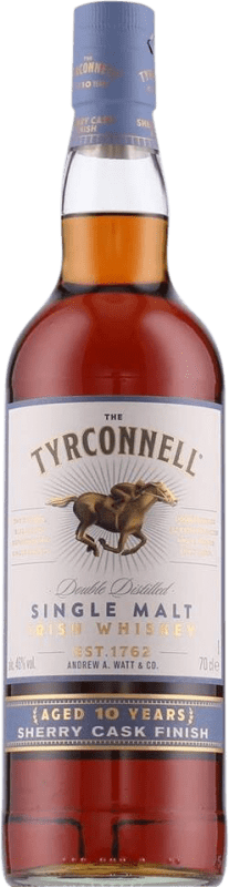 83,95 € Kostenloser Versand | Single Malt Whisky Kilbeggan The Tyrconnell Sherry Cask Finish — Fassreifung 10 Jahre