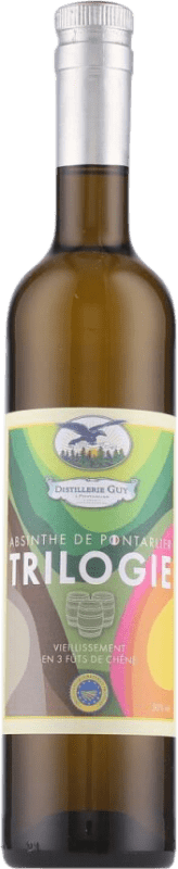 Kostenloser Versand | Absinth Pierre Guy Absinthe de Pontarlier Trilogie Frankreich Medium Flasche 50 cl