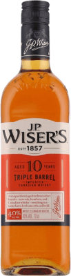 ウイスキーブレンド J.P. Wisers Triple Barrel 10 年 70 cl