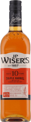 Whisky Blended J.P. Wisers Triple Cask — Triple Barrica 10 Años 70 cl