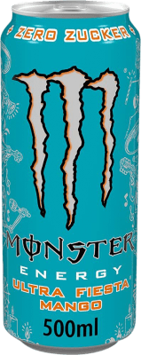 2,95 € | Softdrinks Monster Energy Ultra Fiesta Mango Null Ohne Zucker Irland Medium-Flasche 50 cl