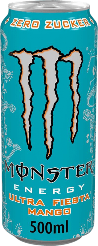 1,95 € Envio grátis | Bebida Energética Monster Energy Ultra Fiesta Sem Açúcar Garrafa Medium 50 cl Mango — Manga