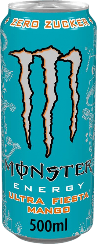 Envoi gratuit | Boissons et Mixers Monster Energy Ultra Fiesta Mango Zero Zucker Irlande Bouteille Medium 50 cl