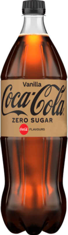 Free Shipping | 12 units box Soft Drinks & Mixers Coca-Cola Vanilla Zero Germany Medium Bottle 50 cl