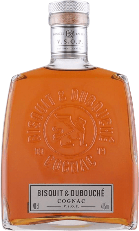Envoi gratuit | Cognac Bisquit Dubouche VSOP Very Superior Old Pale — Très Supérieur Vieux A.O.C. Cognac France 4 Ans 70 cl