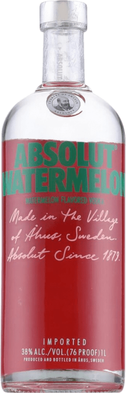 Kostenloser Versand | Wodka Absolut Schweden 1 L Watermelon — Wassermelone