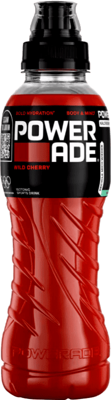 0,95 € Free Shipping | Soft Drinks Powerade Medium Bottle 50 cl Wild Cherry