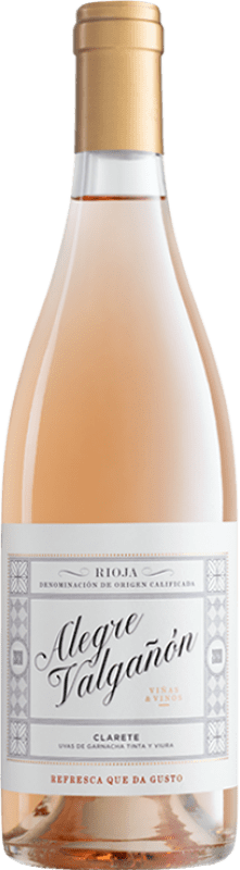 Envio grátis | Vinho rosé Alegre Valgañón Clarete D.O.Ca. Rioja Espanha Grenache, Viura 75 cl