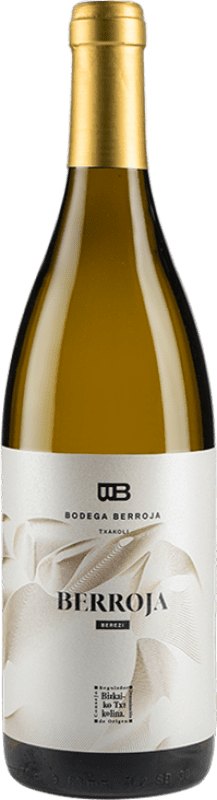 免费送货 | 白酒 Berroja Txakoli D.O. Bizkaiko Txakolina 西班牙 Riesling, Hondarribi Zuri 75 cl