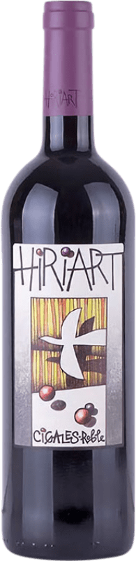 Бесплатная доставка | Красное вино Hiriart Дуб D.O. Cigales Испания Tempranillo 75 cl