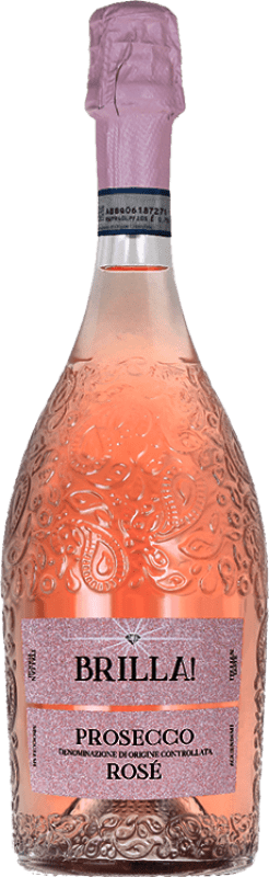 22,95 € Free Shipping | Rosé sparkling Brilla Rosé D.O.C. Prosecco