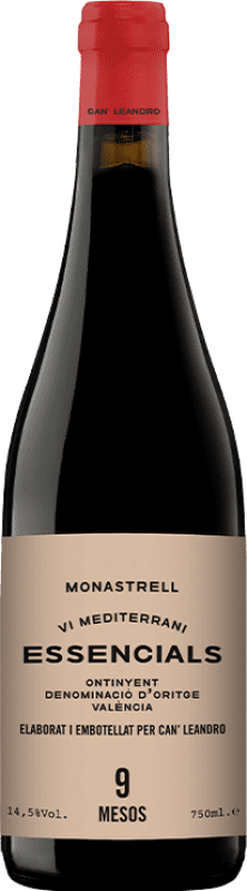 17,95 € | 红酒 Can Leandro Essencials 9 Meses D.O. Valencia 巴伦西亚社区 西班牙 Syrah, Grenache, Monastrell 75 cl