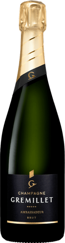 35,95 € | White sparkling Gremillet Ambassadeur Brut A.O.C. Champagne France Pinot Black, Chardonnay 75 cl