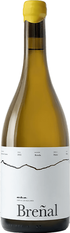 Бесплатная доставка | Белое вино Los Aguilares Breñal D.O. Sierras de Málaga Испания Grenache White, Viognier, Vijariego White 75 cl