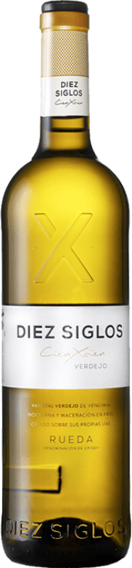 Envoi gratuit | Vin blanc Diez Siglos D.O. Rueda Espagne Verdejo 75 cl