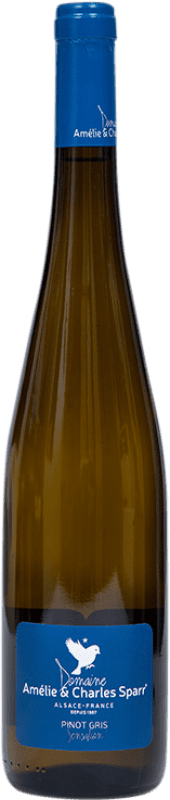 Envio grátis | Vinho Branco Amélie & Charles Sparr Sensation A.O.C. Alsace França Pinot Cinzento 75 cl