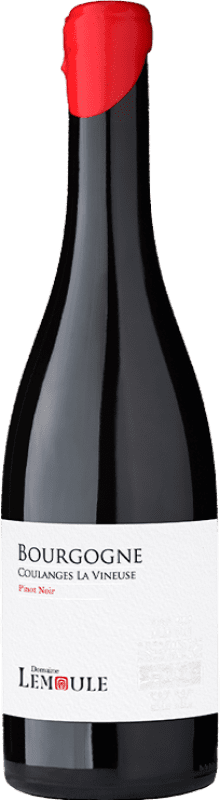 Envio grátis | Vinho tinto Domaine Lemoule La Vineuse Pinot Noir Bourgogne Coulanges-la-Vineuse A.O.C. Bourgogne Borgonha França Pinot Preto 75 cl