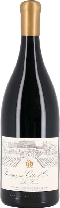 Free Shipping | Red wine Rougeot Père Bourgogne Côte d'Or les Vaux A.O.C. Meursault France Pinot Black 75 cl