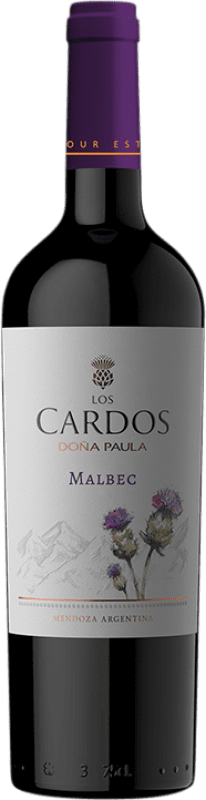 Envío gratis | Vino Tinto Doña Paula. Los Cardos I.G. Mendoza Argentina Malbec 75 cl