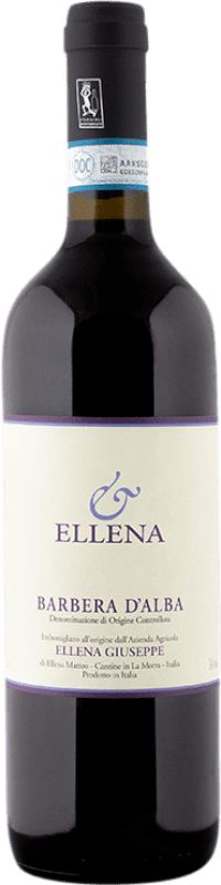 Free Shipping | Red wine Ellena Giuseppe D.O.C. Barbera d'Alba Italy Barbera 75 cl