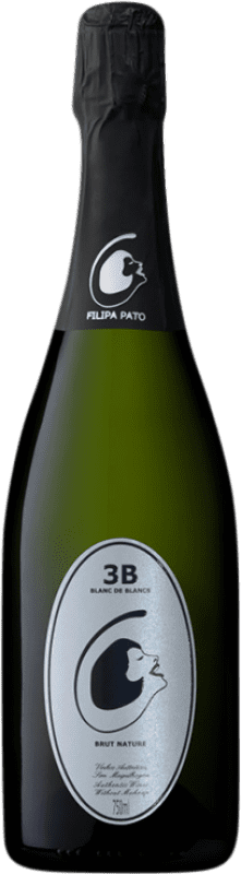 Бесплатная доставка | Белое игристое Filipa Pato 3B Blanc de Blancs I.G. Portugal Португалия Rabigato, Cercial, Bical 75 cl