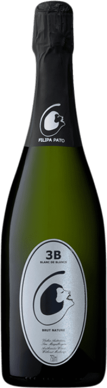 Free Shipping | White Sparkling Wine Filipa Pato 3B Blanc de Blancs I.G. Portugal Portugal Rabigato, Cercial, Bical 75 cl