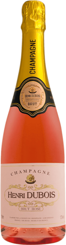 Envío gratis | Espumoso Rosado Henri Dubois Brut Rosé — Rosado A.O.C. Champagne Francia Pinot Negro, Chardonnay, Pinot Meunier 75 cl