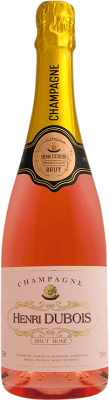 Бесплатная доставка | Розовое игристое Henri Dubois. Rosé брют A.O.C. Champagne Франция Pinot Black, Chardonnay, Pinot Meunier 75 cl