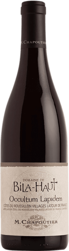 Spedizione Gratuita | Vino rosso Michel Chapoutier Domaine de Bila-Haut Occultum Lapidem Crianza A.O.C. Côtes du Roussillon Rossiglione Francia Syrah, Grenache, Carignan 75 cl