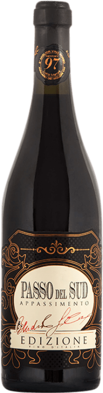 Envoi gratuit | Vin rouge Masseria Tagaro Passo del Sud Appassimento I.G.T. Puglia Italie Merlot, Primitivo, Nero di Troia 75 cl