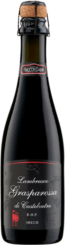 Spedizione Gratuita | Spumante bianco Settecani Tradizione Secco D.O.C. Lambrusco Grasparossa di Castelvetro Italia Lambrusco Grasparossa 75 cl