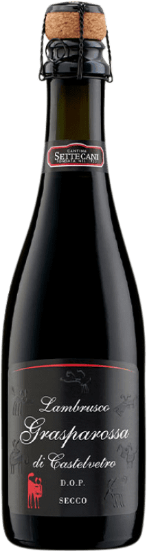 6,95 € | Weißer Sekt Settecani Secco Traditionell D.O.C. Lambrusco Grasparossa di Castelvetro Italien Lambrusco 75 cl