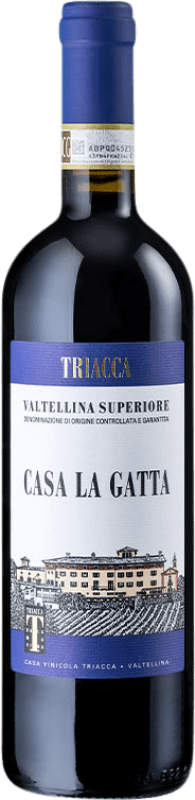 31,95 € Kostenloser Versand | Rotwein Triacca Casa La Gatta D.O.C.G. Valtellina Superiore