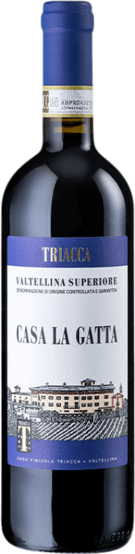 Envoi gratuit | Vin rouge Triacca Casa La Gatta D.O.C.G. Valtellina Superiore Italie Nebbiolo 75 cl