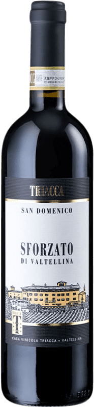 Бесплатная доставка | Красное вино Triacca San Domenico D.O.C.G. Sforzato di Valtellina Италия Nebbiolo 75 cl