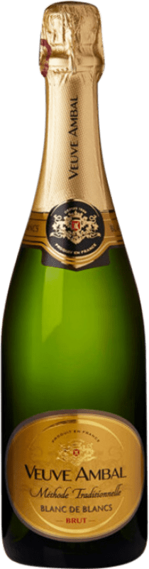 19,95 € Free Shipping | White sparkling Veuve Ambal Méthode Traditionnelle Blanc de Blancs Brut A.O.C. Crémant de Bourgogne
