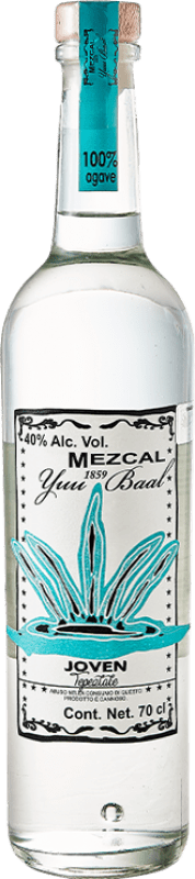 Бесплатная доставка | Мескаль Yuu Baal Tepeztate молодое Мексика 70 cl