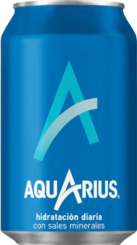 Envio grátis | Refrigerantes Aquarius Limón Espanha Lata 33 cl Envio grátis | Refrigerantes Aquarius Limón Espanha Lata 33 cl