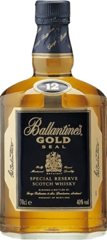 Envio grátis | Whisky Blended Ballantine's Gold — Edição Ouro Reino Unido 12 Anos 70 cl