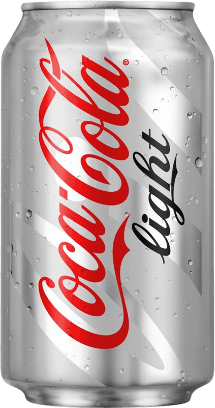 0,95 € Envío gratis | Refrescos y Mixers Coca-Cola Light Lata 33 cl