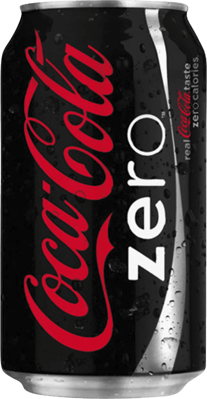 Envio grátis | Refrescos e Mixers Coca-Cola Zero Espanha Lata 33 cl