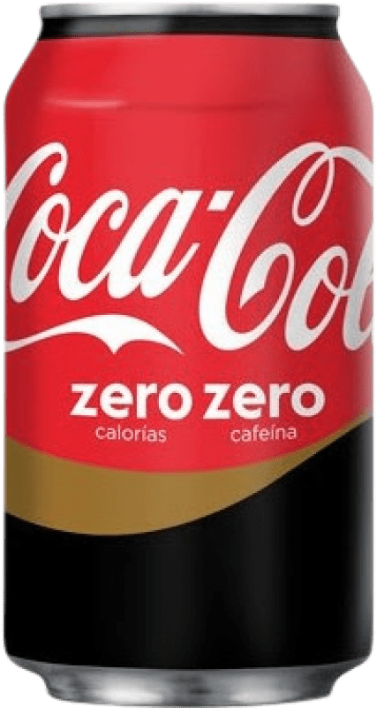 0,95 € Free Shipping | Soft Drinks & Mixers Coca-Cola Zero Zero Can 33 cl