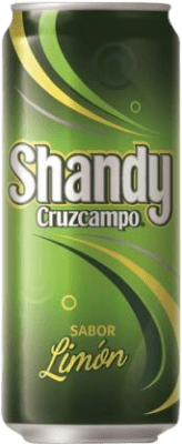 Cerveja Cruzcampo Shandy con Limón Lata 33 cl